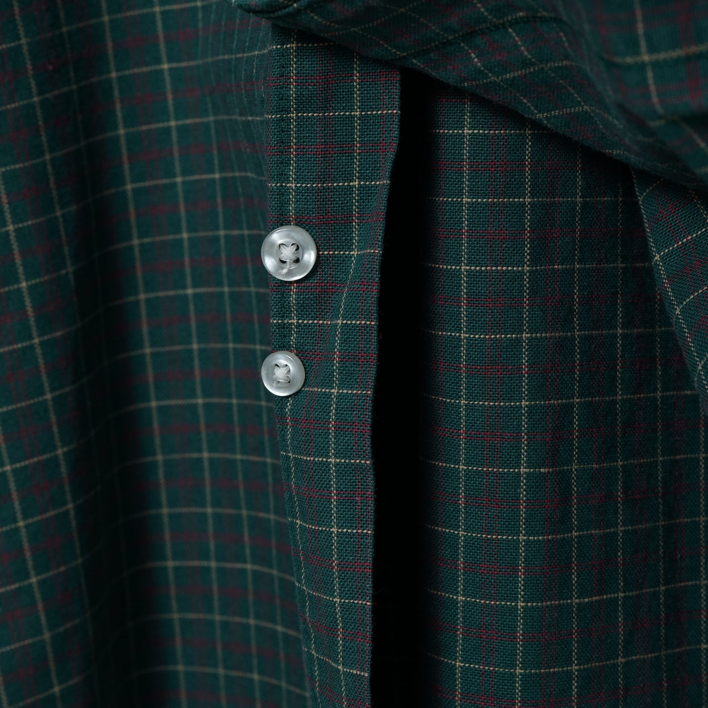 L.L.Bean Cotton Check BD Shirt / Mid ’90s (Made in USA)