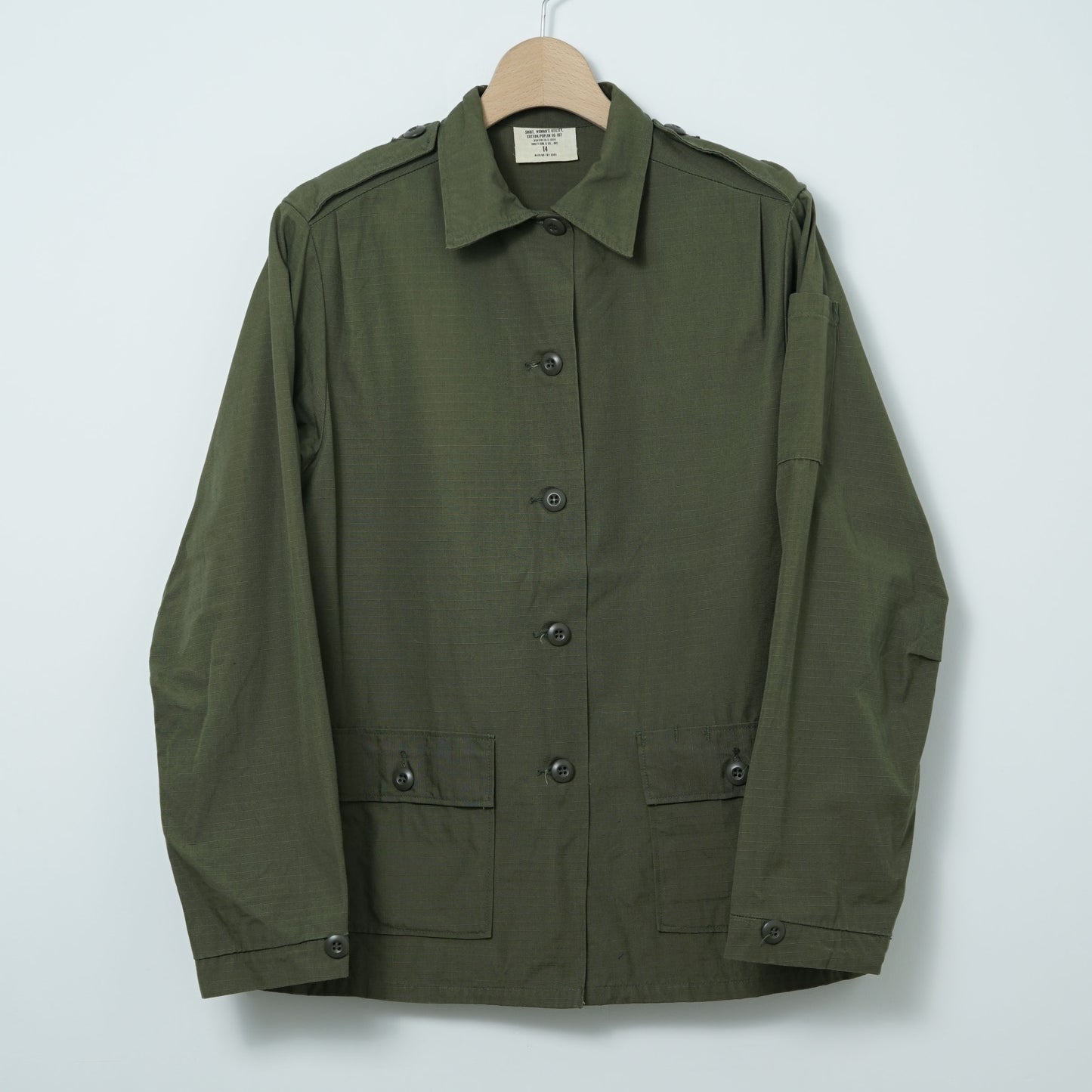 U.S. Military OG-107 Women’s Utility Shirt / Mid ’70s (Made in USA)