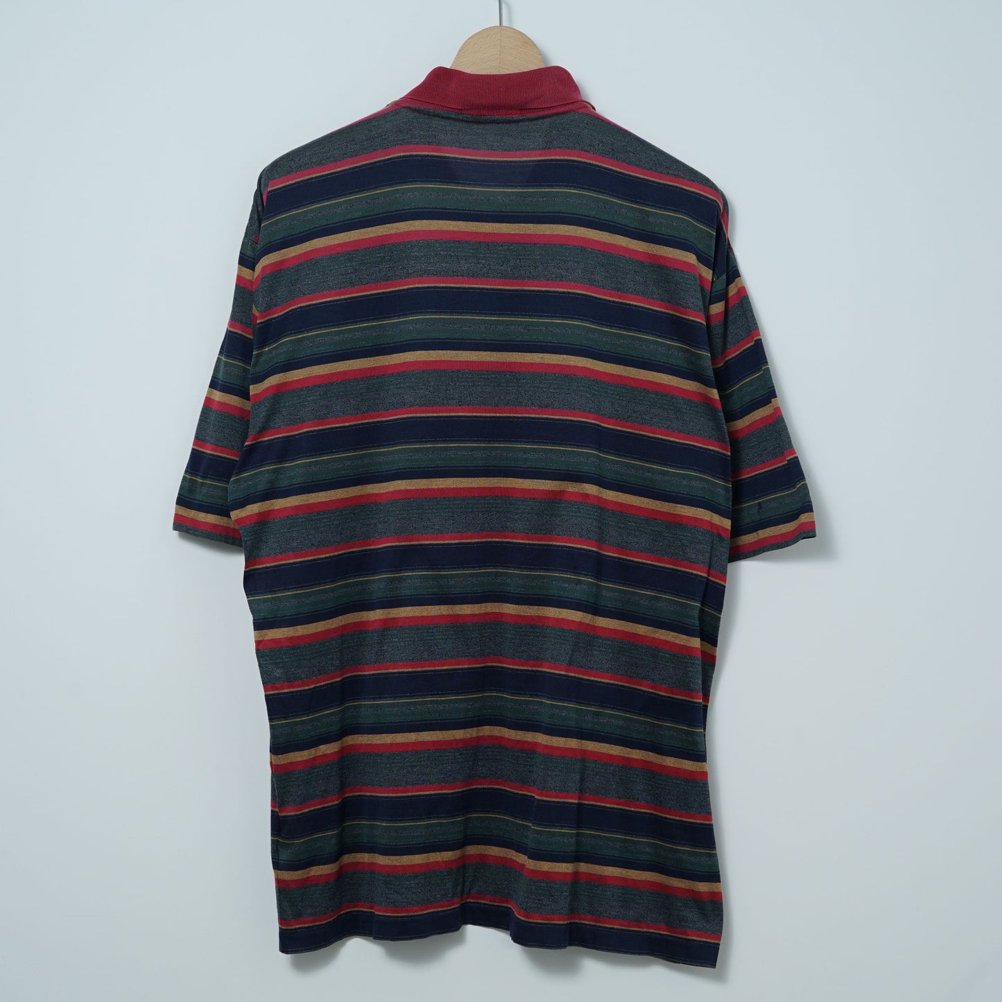 Dunhill Cotton Striped Polo Shirt / Late ’90s-Early '00s (Made in Italy)