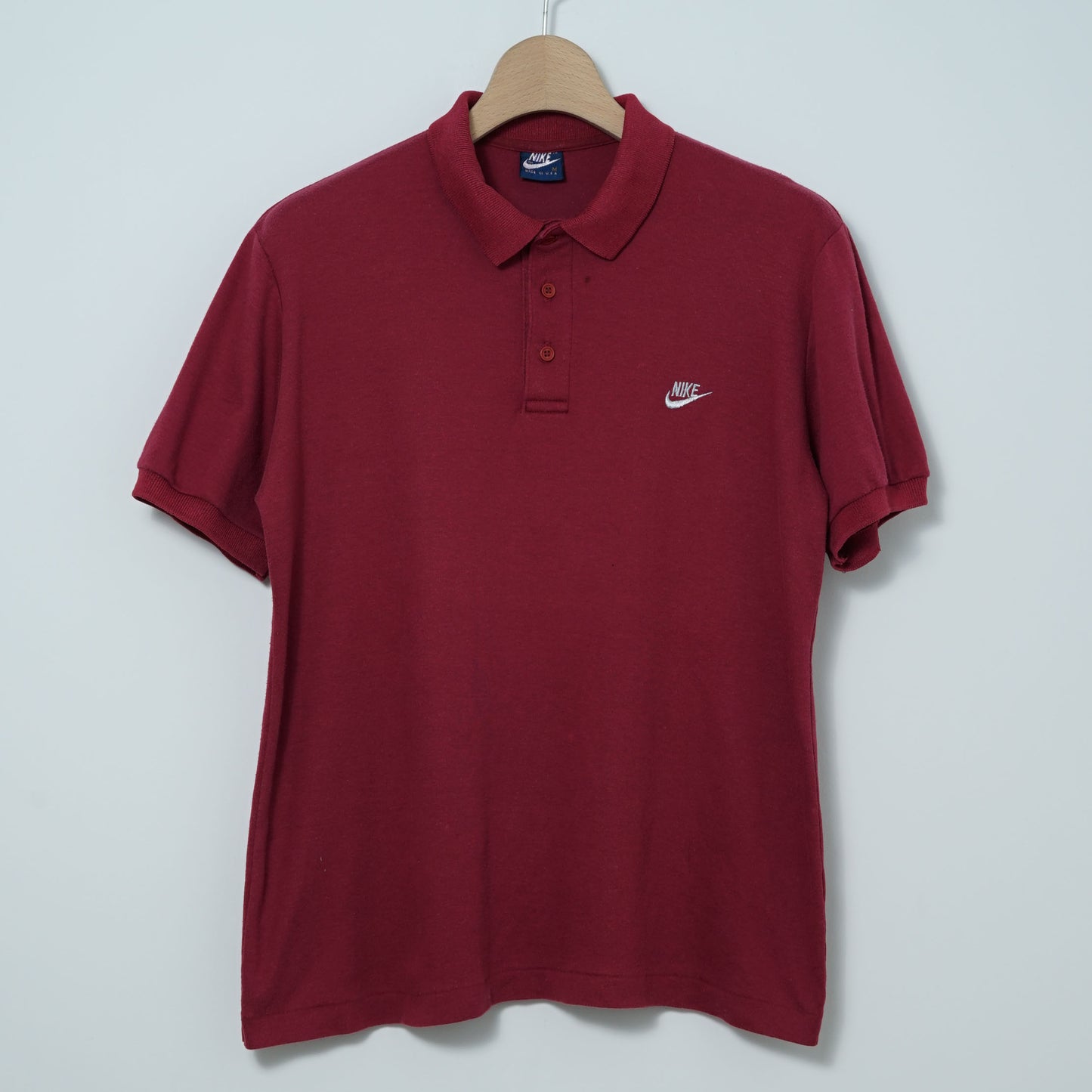 Nike Cotton Polo Shirt / Late ’80s-Early '90s (Made in USA)
