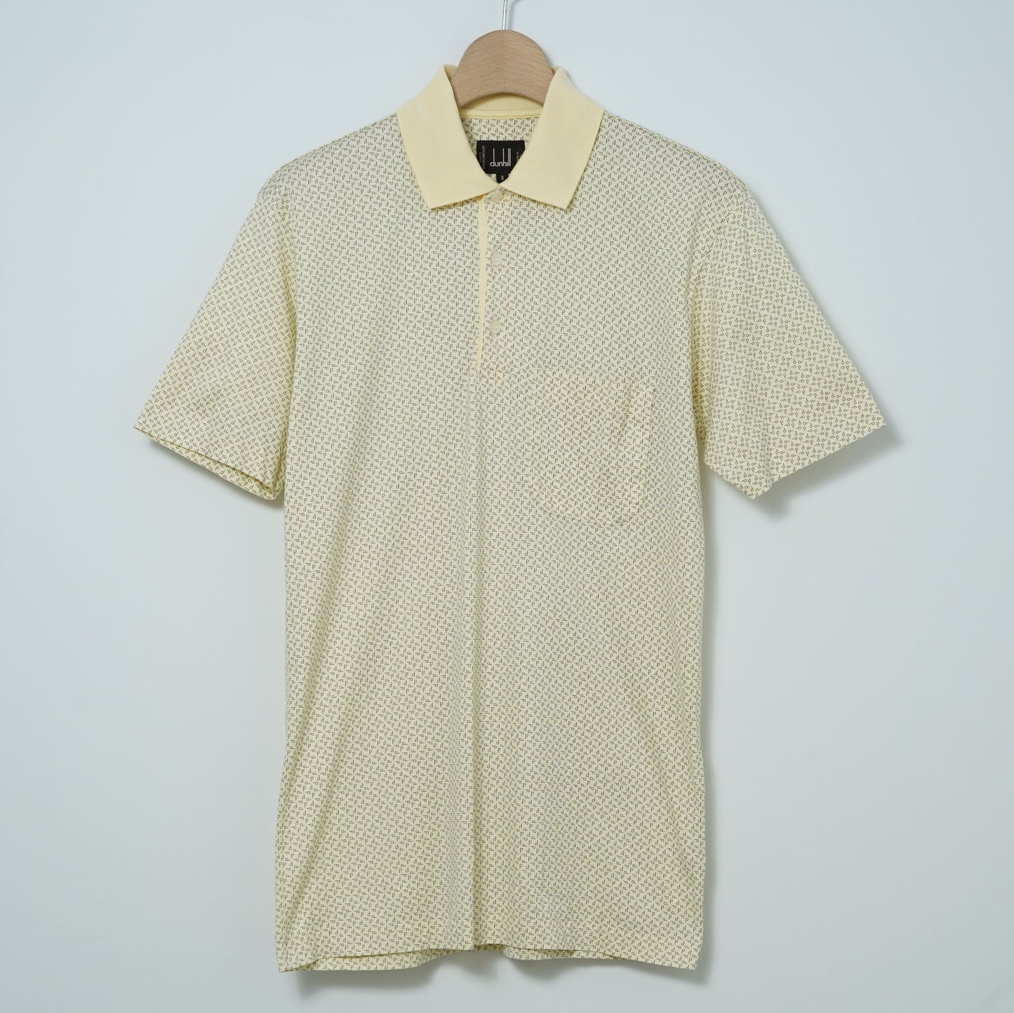 Dunhill All-over Monogram Polo Shirt / Late ’90s-Early '00s (Made in Italy)