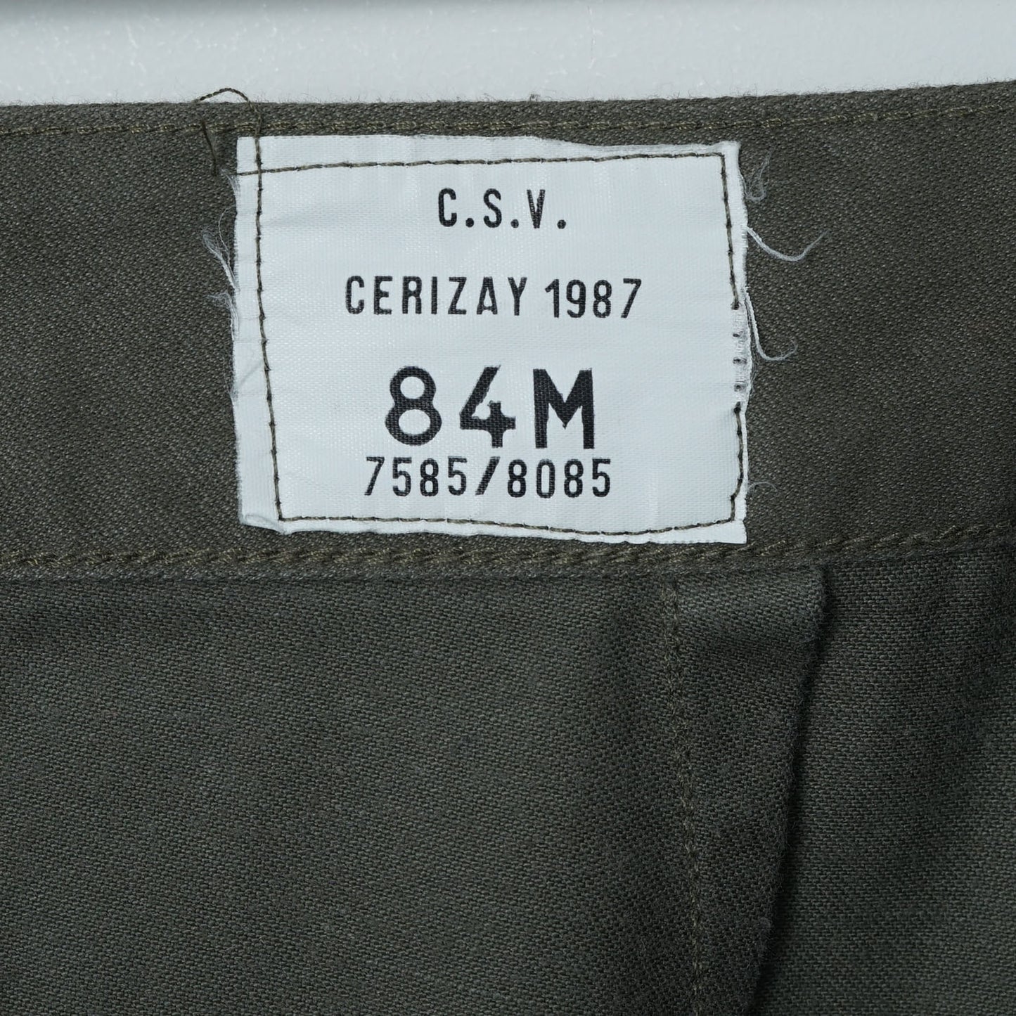 French Military Cargo Trousers / Late ’80s-Early ’90s (Made in France)