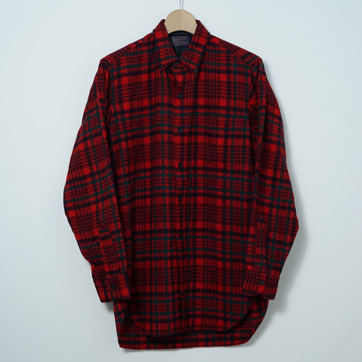 Pendleton Wool Check BD Shirt / Late ’70s-Early ’80s (Made in USA)