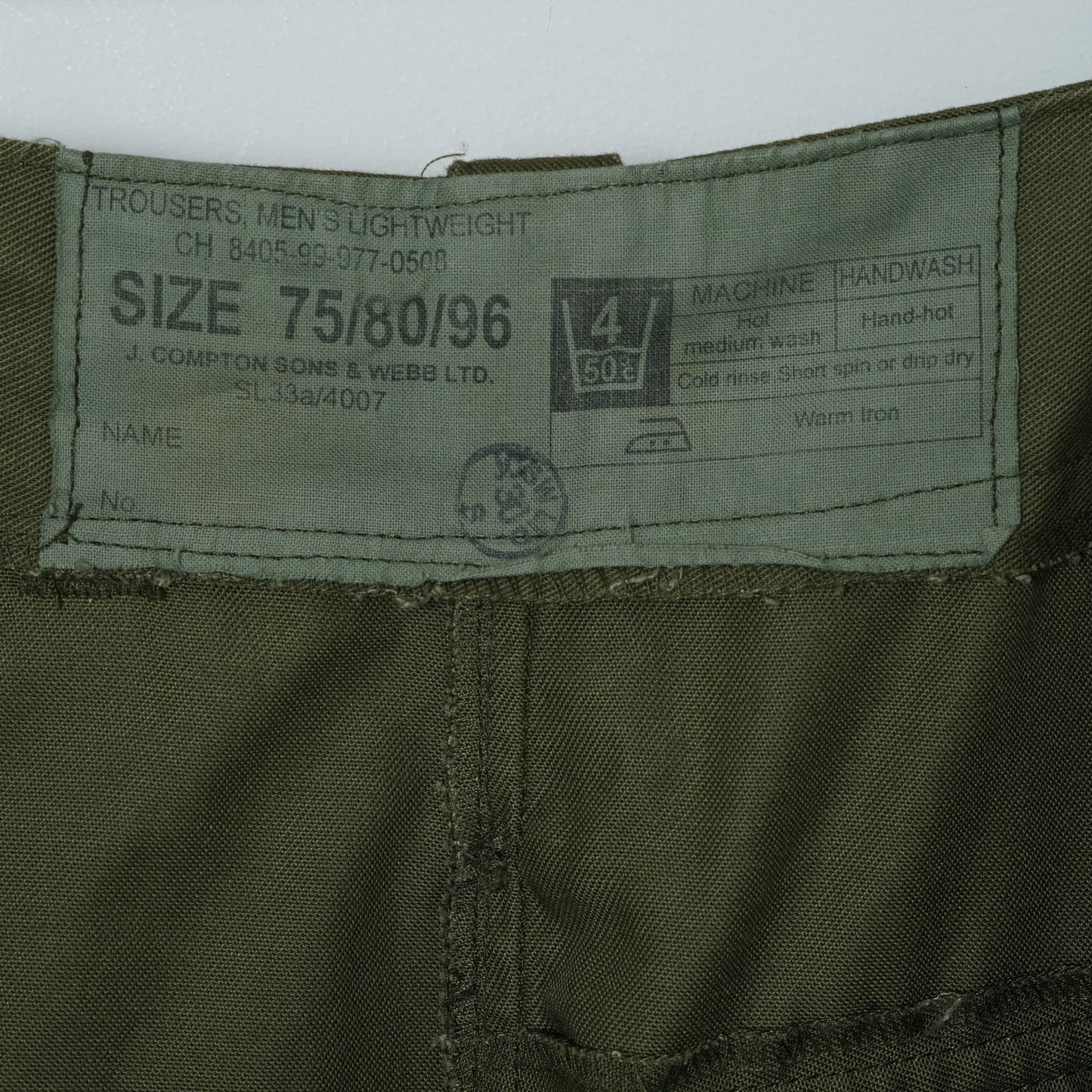British Military Lightweight Combat Trousers / Early ’90s-Mid ’90s (Made in UK)