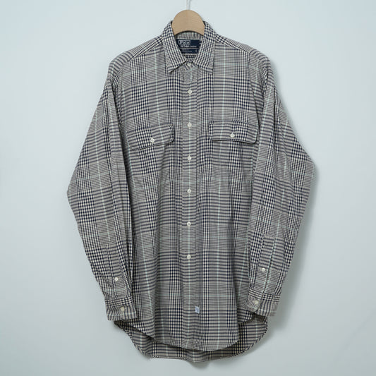 Polo by Ralph Lauren Plaid Work Shirt / Late ’80s-Early ’90s (Made in USA)