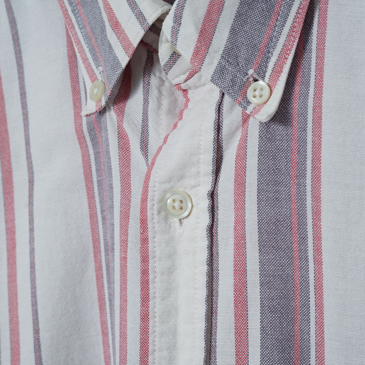 Gap Cotton Strip BD Shirt / Early ’90s-Mid ’90s (Made in USA)