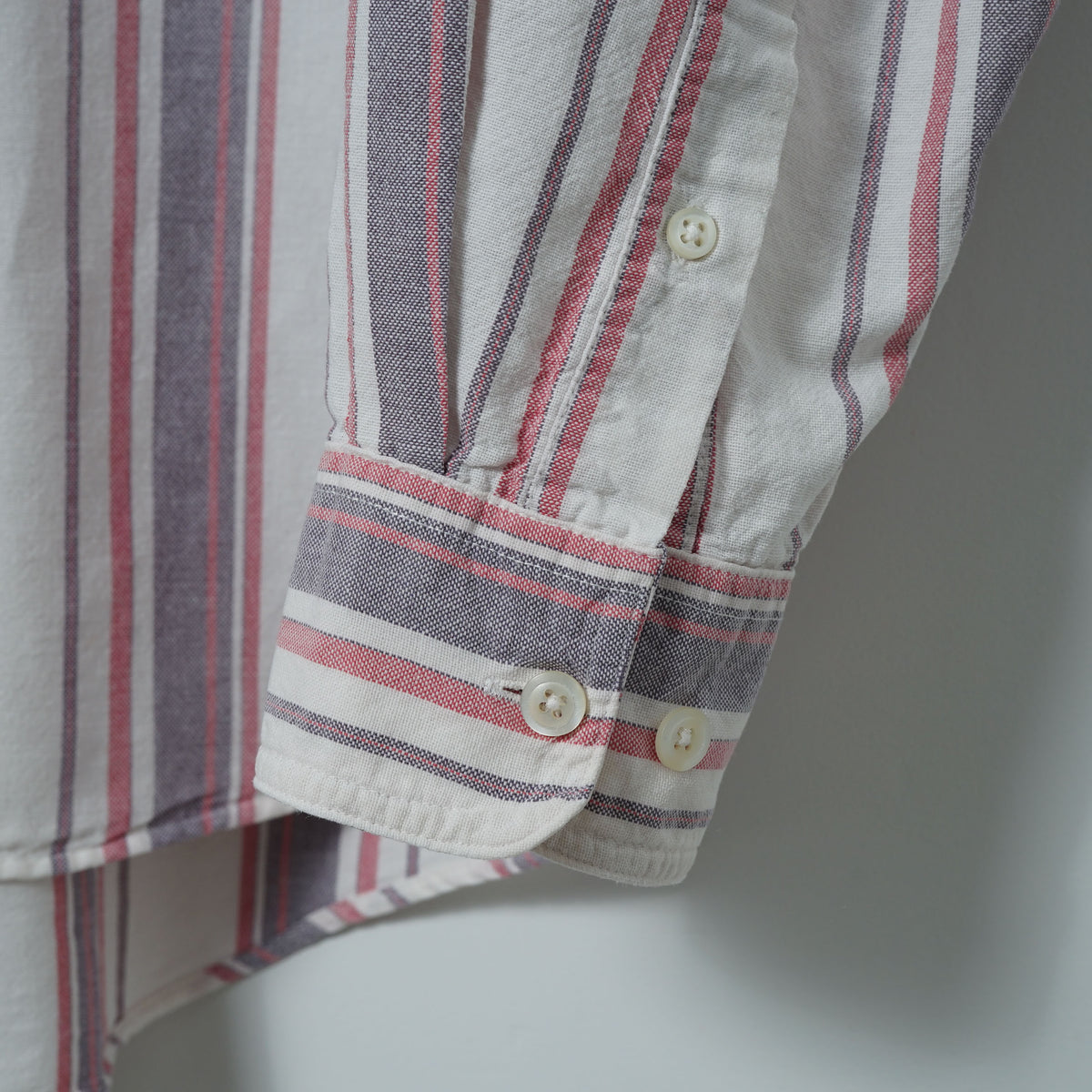 Gap Cotton Strip BD Shirt / Early ’90s-Mid ’90s (Made in USA)