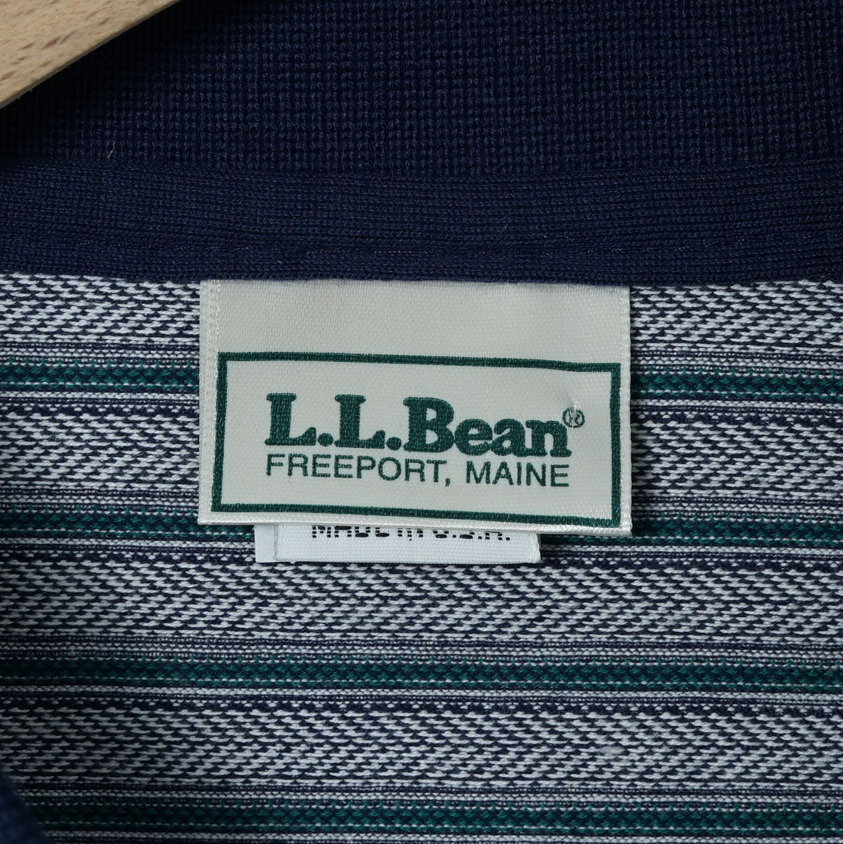 L.L.Bean Pima Cotton Polo Shirt / Mid ’90s (Made in USA)