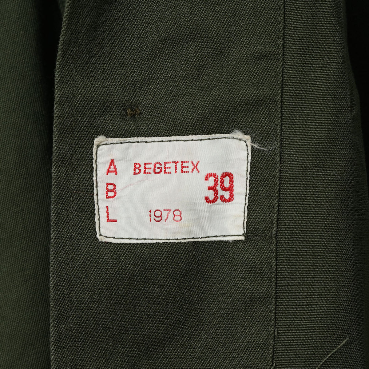 Belgian Army BEGETEX Field Jacket / Late ’70s (Made in Belgium)