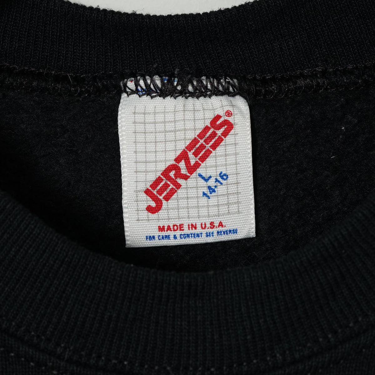 Jerzees Printed Crew Neck Sweatshirt / Late ’80s-Early ’90s (Made in USA)
