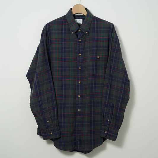 Gitman Bros. for Bailiwick Clothiers Tartan Check BD Shirt / Late '80s-Early '90s (Made in USA)