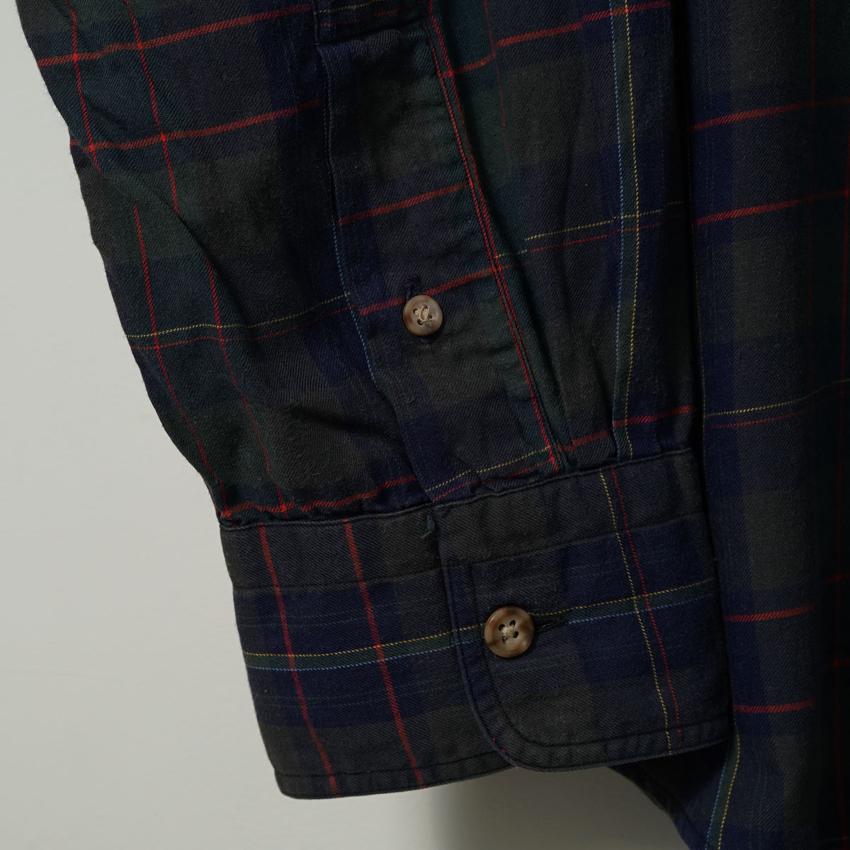 Gitman Bros. for Bailiwick Clothiers Tartan Check BD Shirt / Late '80s-Early '90s (Made in USA)