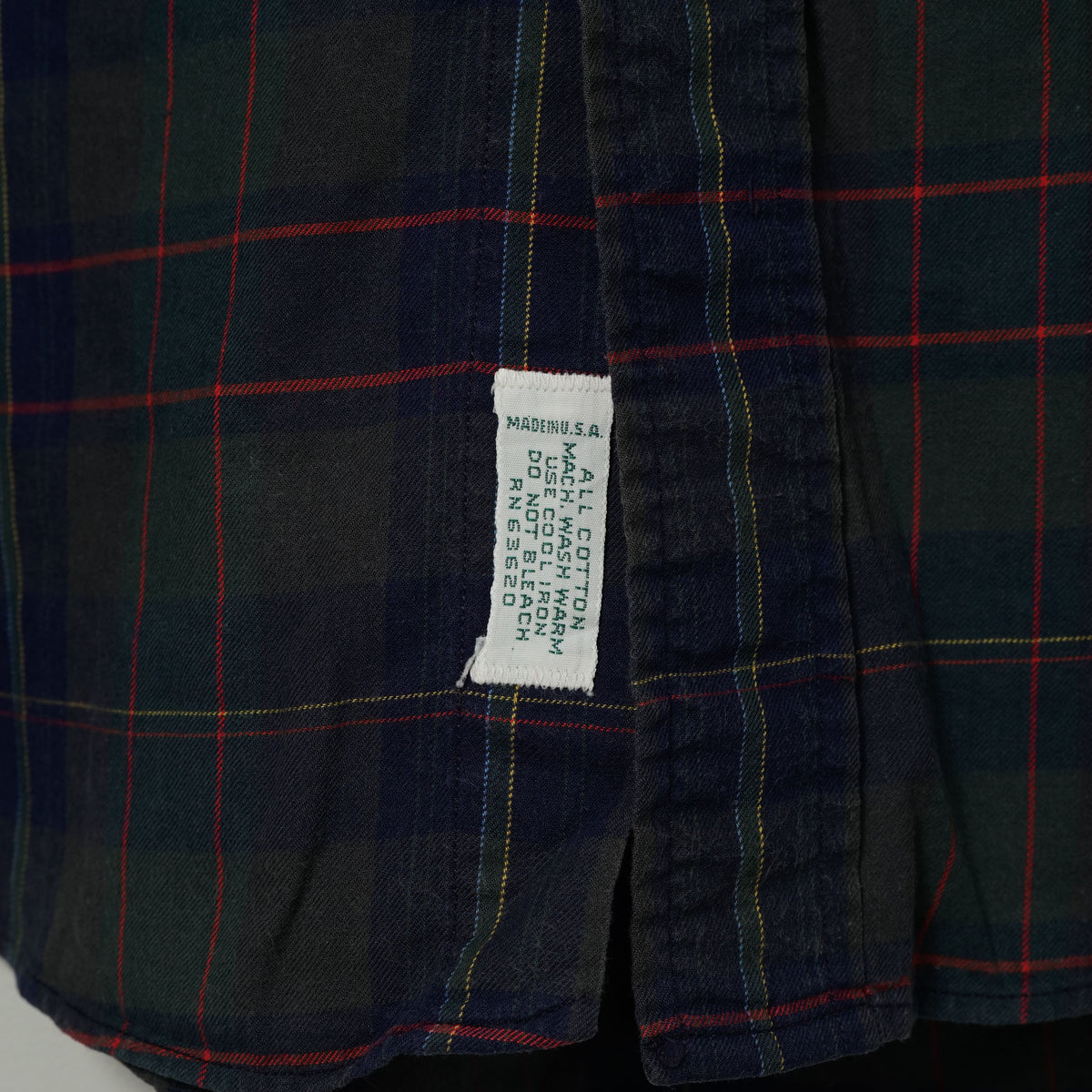 Gitman Bros. for Bailiwick Clothiers Tartan Check BD Shirt / Late '80s-Early '90s (Made in USA)