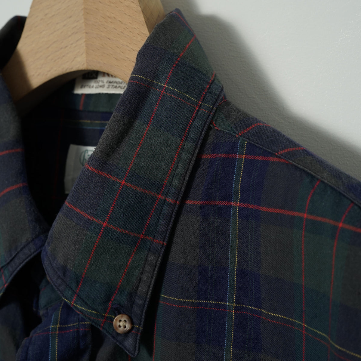 Gitman Bros. for Bailiwick Clothiers Tartan Check BD Shirt / Late '80s-Early '90s (Made in USA)