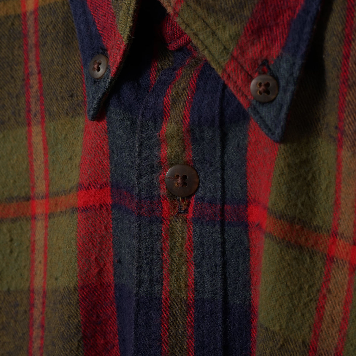 Woolrich Cotton Check Flannel Shirt / Early ’90s-Mid ’90s (Made in USA)