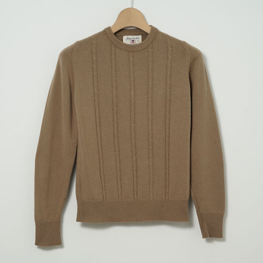 Jacques de Loux 2-Ply Cashmere Cable Knit Sweater / Late '80s-Early '90s (Made in USA)