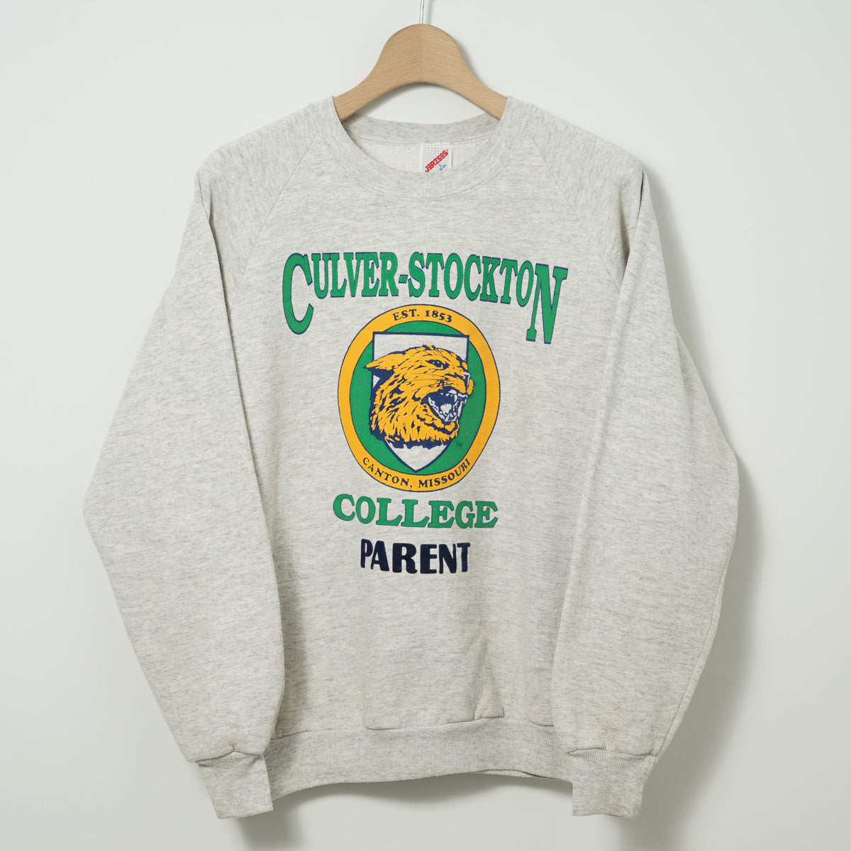Jerzees Printed Crew Neck Sweatshirt / Late ’80s-Early ’90s (Made in USA)