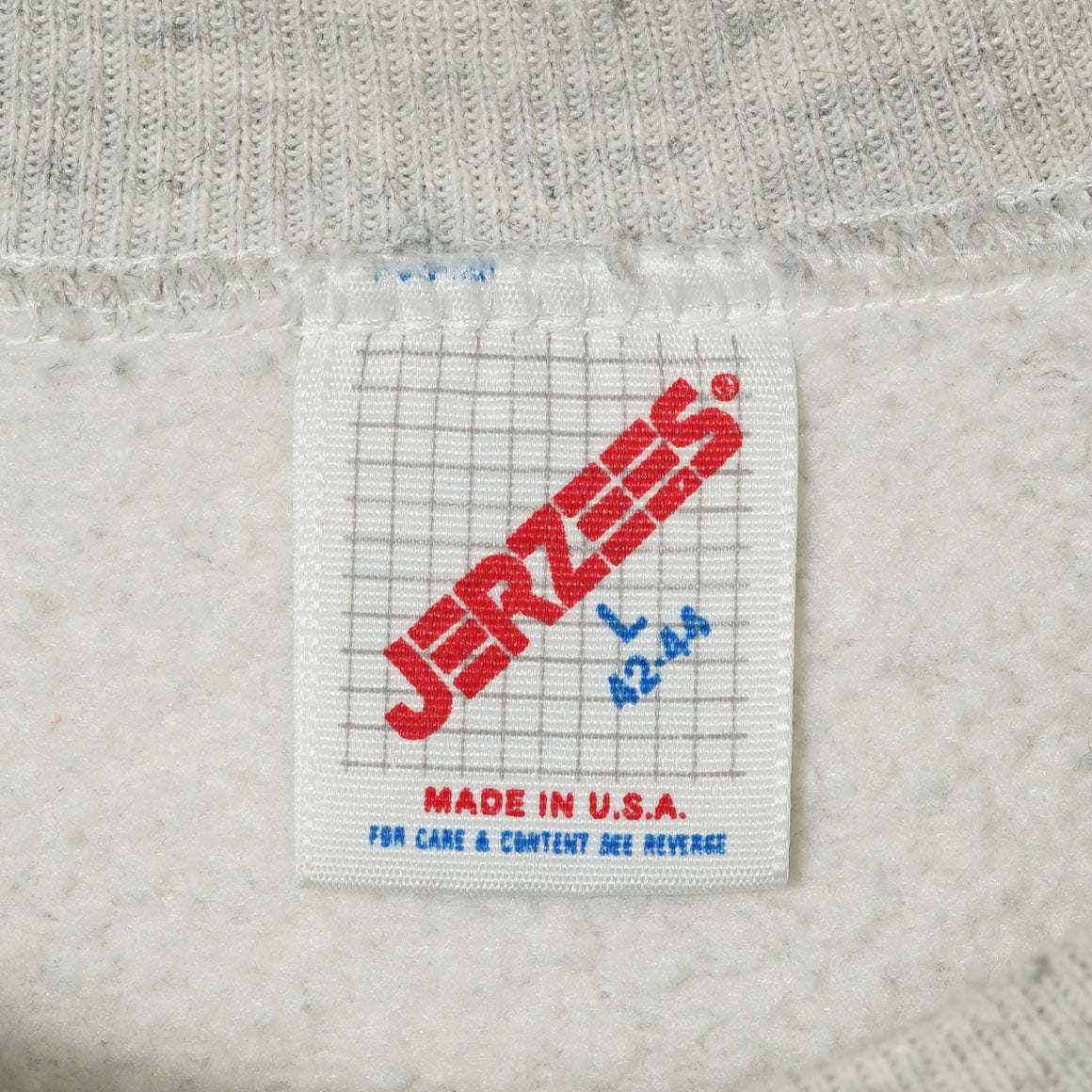Jerzees Printed Crew Neck Sweatshirt / Late ’80s-Early ’90s (Made in USA)