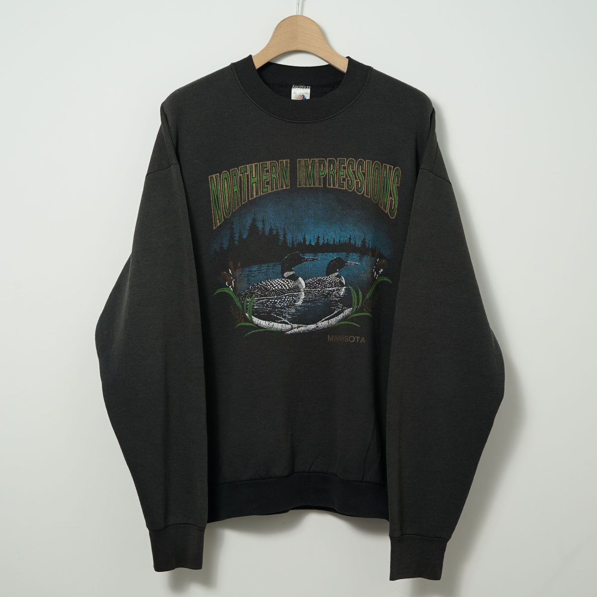 Fruit of the Loom Printed Crew Neck Sweatshirt / Early ’90s-Mid ’90s (Made in USA)