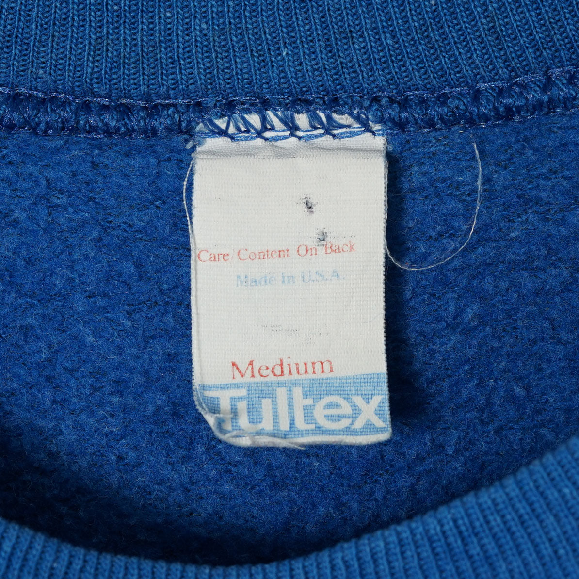 Tultex Printed Crew Neck Sweatshirt / Late ’80s-Early ’90s (Made in USA)