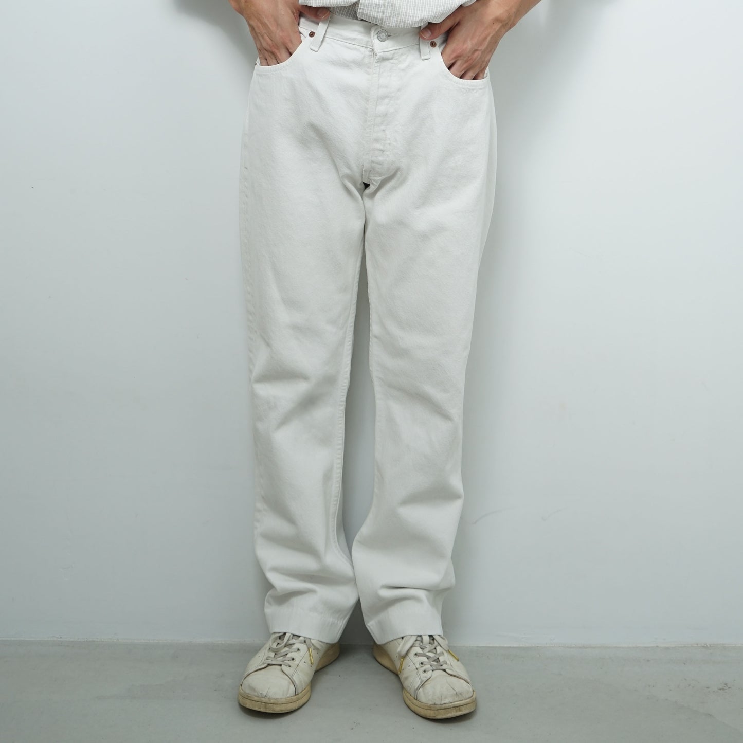Levi’s 5 Pocket White Denim Pants / Early '90s (Made in France)