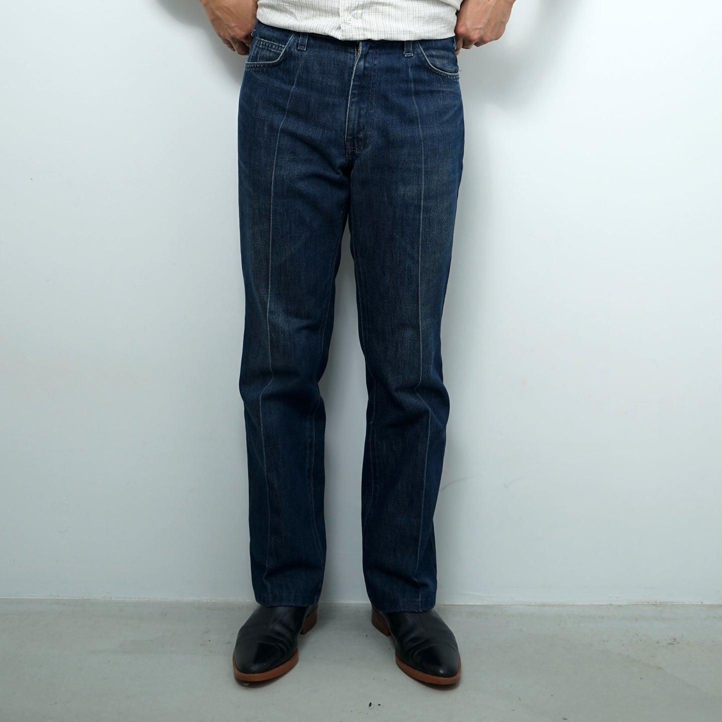Levi’s Sta-Prest Denim Pants / Early ’90s-Mid '90s (Made in Spain)