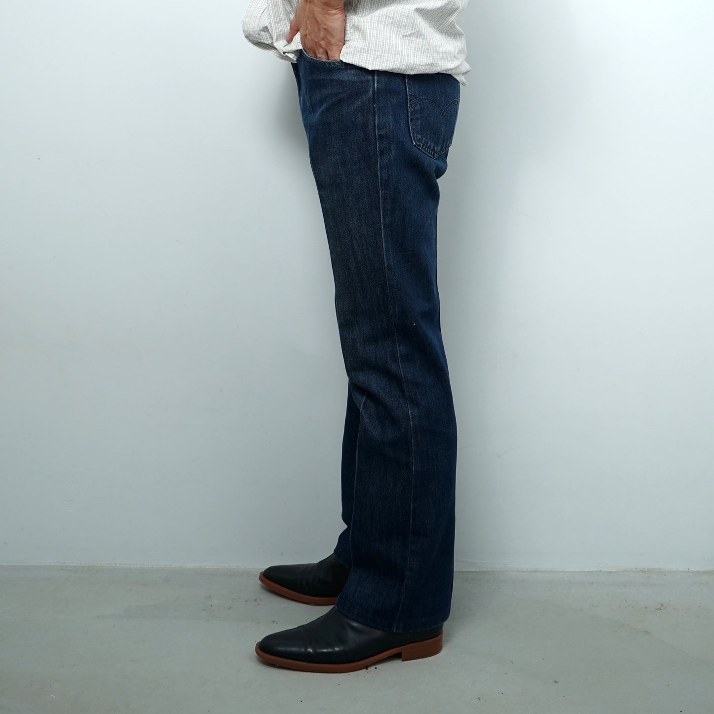 Levi’s Sta-Prest Denim Pants / Early ’90s-Mid '90s (Made in Spain)